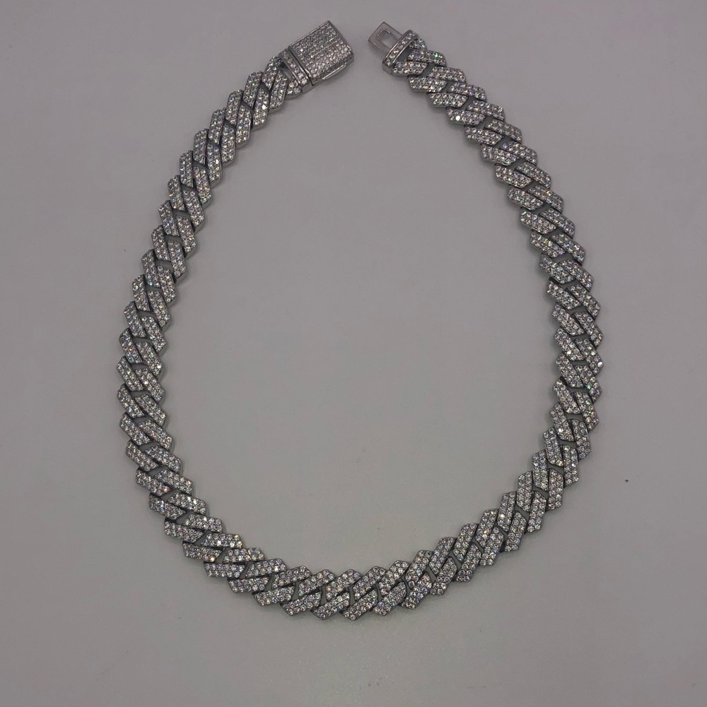 18k 30ct Link Necklace - Picture 9 of 13